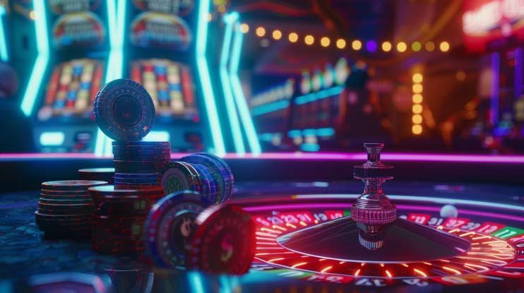 Antarmuka beranda platform olah bet menampilkan meja live dealer dan pasar sportsbook